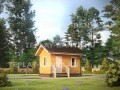 Бани из профилированного бруса