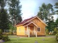 Бани из профилированного бруса