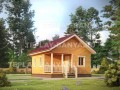Бани из профилированного бруса