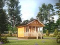 Бани из профилированного бруса