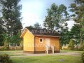 Бани из профилированного бруса